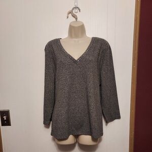 Raffaella  XXL  Excellent cond grey cotton/poly